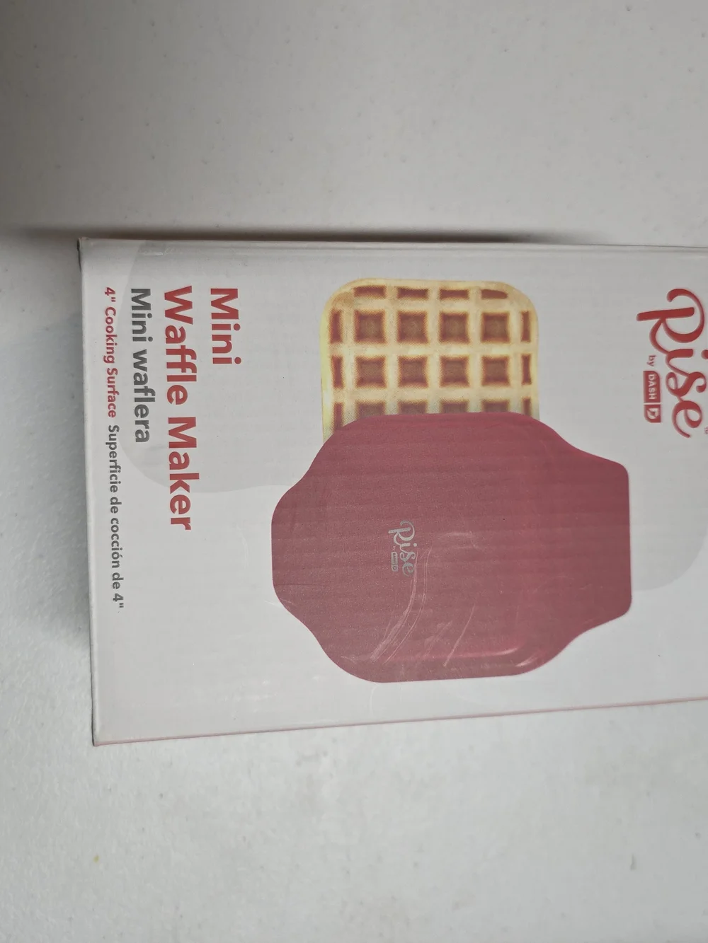 Mini Waffle Maker - Red